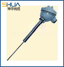 Straight pipe joint type thermocouple