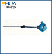 Movable flange type thermistor